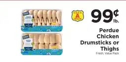 ShopRite Perdue Chicken Drumsticks or Thighs offer