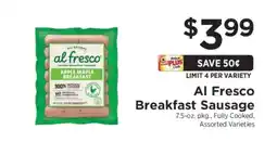 ShopRite Al Fresco Breakfast Sausage offer