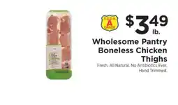 ShopRite Wholesome Pantry Boneless Chicken Thighs offer