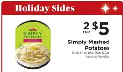 ShopRite Simply Mashed Potatoes offer
