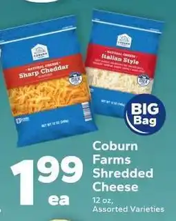 Save a Lot Coburn Farms Shredded Cheese offer