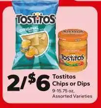 Save a Lot Tostitos Chips or Dips offer