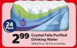 Save a Lot Crystal Falls Purified Drinking Water offer
