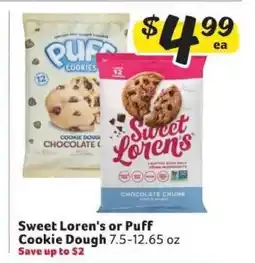 Winn Dixie Sweet Loren's or Puff Cookie Dough offer