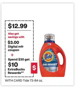 CVS Tide 73-84 oz offer
