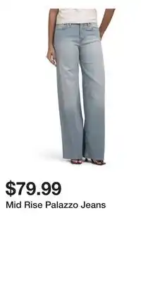 TJ Maxx Mid Rise Palazzo Jeans offer