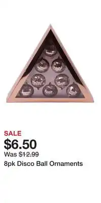 TJ Maxx 8pk Disco Ball Ornaments offer