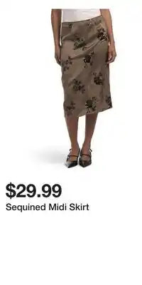TJ Maxx Sequined Midi Skirt offer