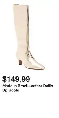 TJ Maxx Made In Brazil Leather Dellia Up Boots offer