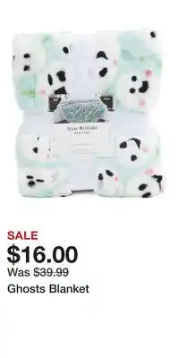 TJ Maxx Ghosts Blanket offer