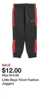 TJ Maxx Little Boys Tricot Fashion Joggers offer