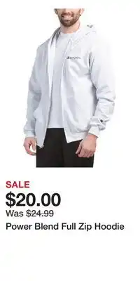 TJ Maxx Power Blend Full Zip Hoodie offer