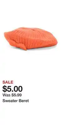 TJ Maxx Sweater Beret offer
