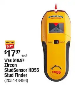 The Home Depot Zircon StudSensor HD55 Stud Finder offer