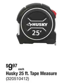 The Home Depot Husky 25 ft. Tape Measure offer