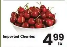 Safeway Imported Cherries offer