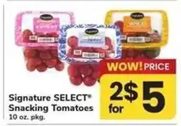 Safeway Signature Select Snacking Tomatoes offer