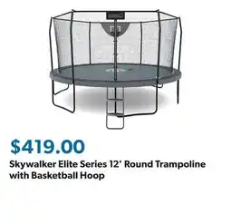 Sam's Club Skywalker Elite Series 12' Round Trampoline with Basketball Hoop offer