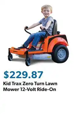 Sam's Club Kid Trax Zero Turn Lawn Mower 12-Volt Ride-On offer