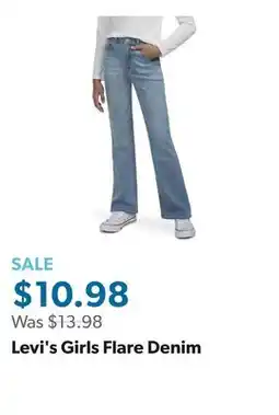 Sam's Club Levi's Girls Flare Denim offer
