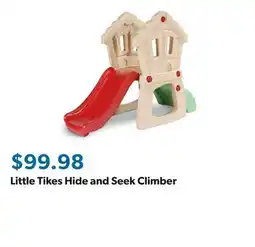 Sam's Club Little Tikes Hide and Seek Climber offer