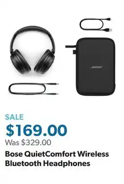 Sam's Club Bose QuietComfort Wireless Bluetooth Headphones offer