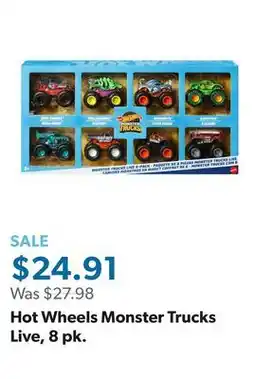 Sam's Club Hot Wheels Monster Trucks Live, 8 pk offer