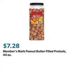 Sam's Club Member's Mark Peanut Butter Filled Pretzels, 44 oz offer