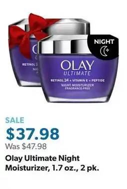 Sam's Club Olay Ultimate Night Moisturizer, 1.7 oz., 2 pk offer