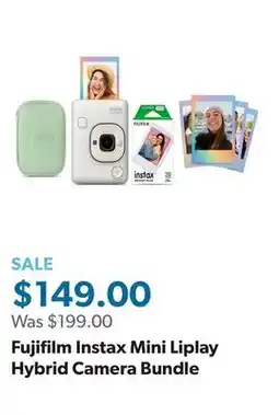 Sam's Club Fujifilm Instax Mini Liplay Hybrid Camera Bundle offer