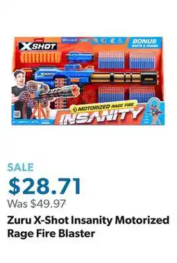 Sam's Club Zuru X-Shot Insanity Motorized Rage Fire Blaster offer