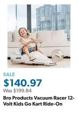 Sam's Club Bro Products Vacuum Racer 12-Volt Kids Go Kart Ride-On offer