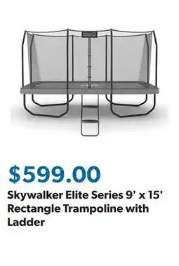 Sam's Club Skywalker Elite Series 9' x 15' Rectangle Trampoline with Ladder offer