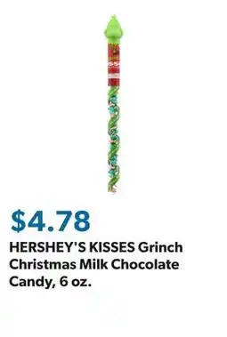 Sam's Club HERSHEY'S KISSES Grinch Christmas Milk Chocolate Candy, 6 oz offer