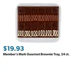 Sam's Club Member's Mark Gourmet Brownie Tray, 24 ct offer