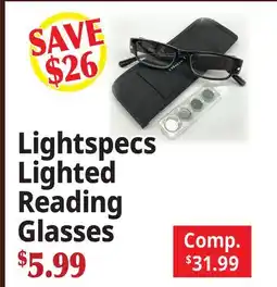 Ocean State Job Lot Lightspecs Lighted Reading Glasses offer