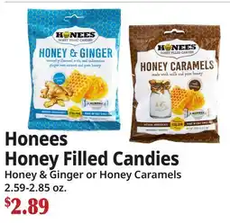 Ocean State Job Lot Honees Honey Filled Candies offer
