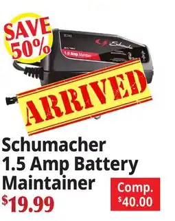 Ocean State Job Lot Schumacher 1.5 Amp Battery Maintainer offer