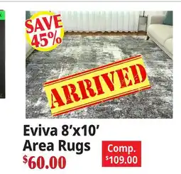 Ocean State Job Lot Eviva 8'x10' Area Rugs offer