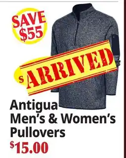 Ocean State Job Lot Antigua Men's & Women's Pullovers offer