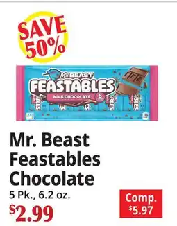 Ocean State Job Lot Mr. Beast Feastables Chocolate offer