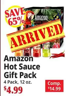 Ocean State Job Lot Amazon Hot Sauce Gift Pack offer