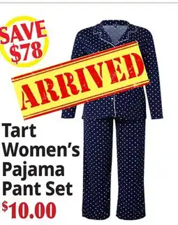 Ocean State Job Lot Tart Women's Pajama Pant Set offer