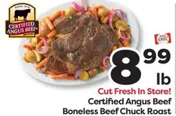 Weis Markets Certified Angus Beef Boneless Beef Chuck Roast offer