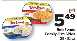 Weis Markets Bob Evans Family Size Sides offer
