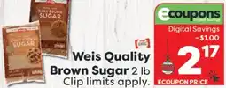 Weis Markets Weis Quality Brown Sugar offer