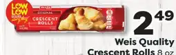 Weis Markets Weis Quality Crescent Rolls offer