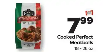 Weis Markets Cooked Perfect Meatballs offer