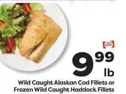 Weis Markets Wild Caught Alaskan Cod Fillets or Frozen offer