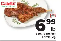 Weis Markets Semi-Boneless Lamb Leg offer